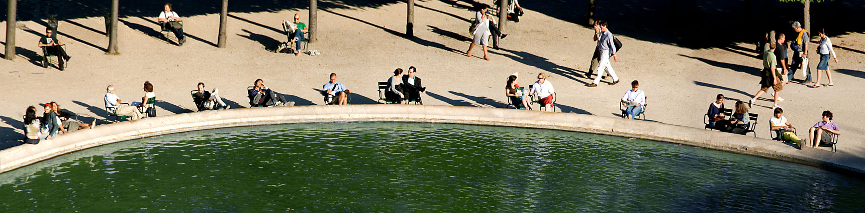 Palais Royal Pond, Paris, 2007