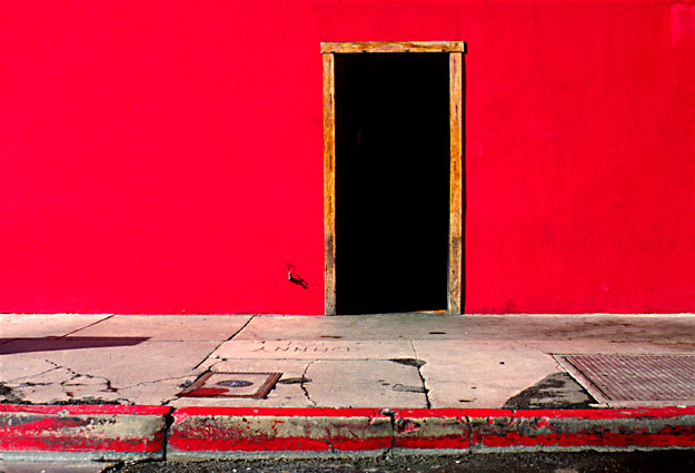 Black Door Red Wall, Los Angeles, 1992