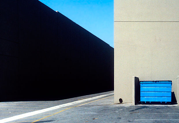 Blue Trash Bin, Los Angeles, 1992